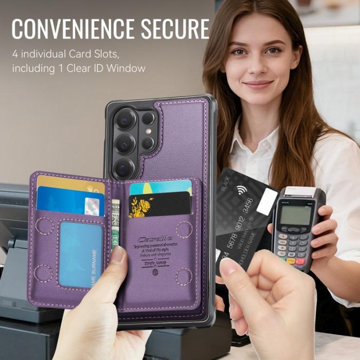 Caseme - CaseMe Mobilskal för Samsung Galaxy S26 Ultra Magnetiskt PC + TPU - Lila