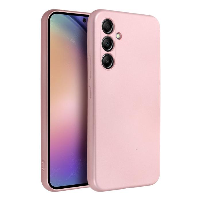 OEM - METALLIC skal för Samsung A54 5G rosa