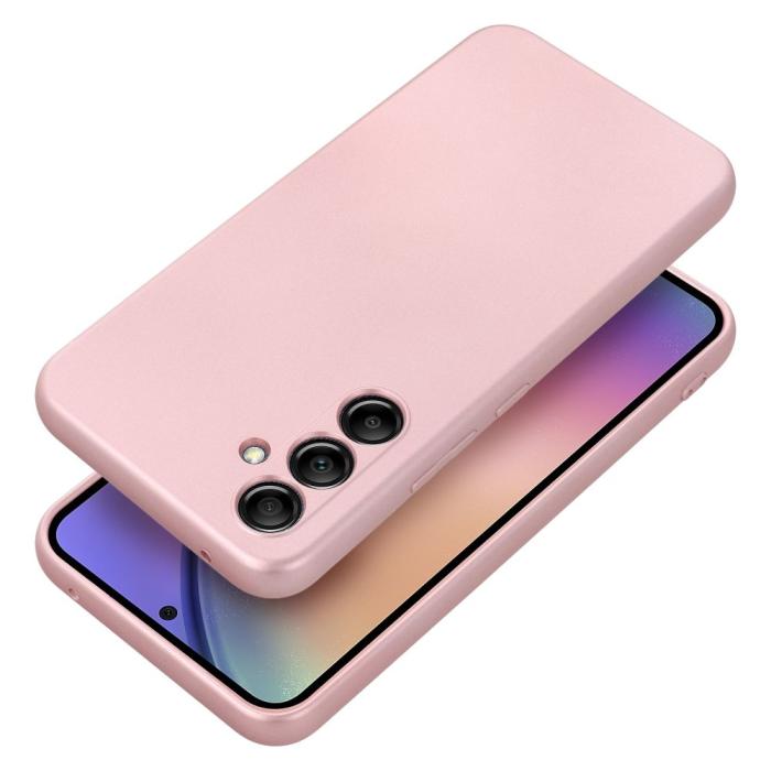 OEM - METALLIC skal för Samsung A54 5G rosa
