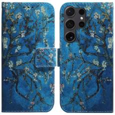 OEM - Pl&aring;nboksfodral f&ouml;r Samsung Galaxy S26 Ultra M&ouml;nstertryck Konstl&auml;der - Blommor