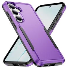 OEM - Mobilskal f&ouml;r Samsung Galaxy S26 PC + TPU Milit&auml;rklass Skydd - Lila - Svart