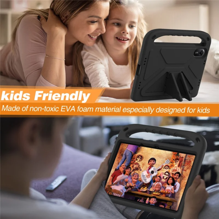 A-One Brand - Xiaomi Redmi Pad 2 Skal EVA Handgrepp Kickstand - Svart