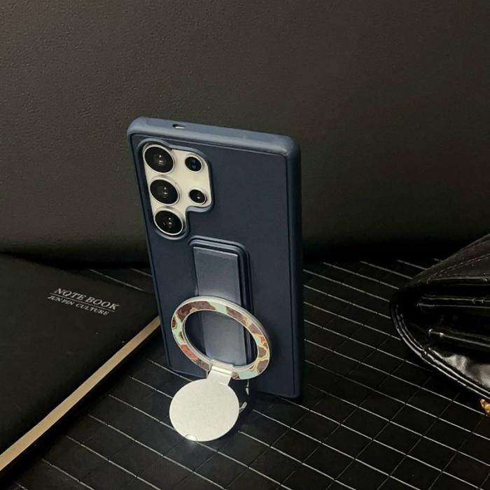 OEM - Mobilskal för Samsung Galaxy S26 Ultra Kickstand TPU + PC - Vinröd
