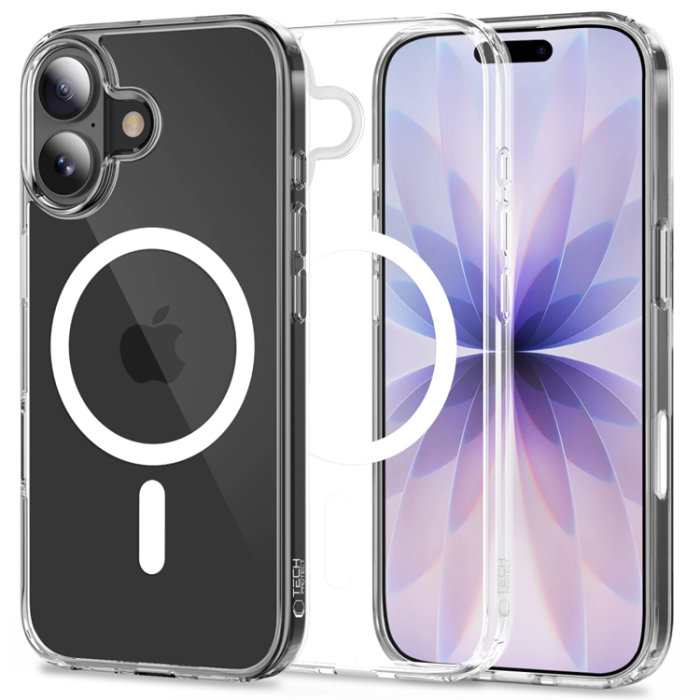 Tech-Protect - Tech-Protect iPhone 17 Mobilskal Magsafe Flexair Hybrid - Clear