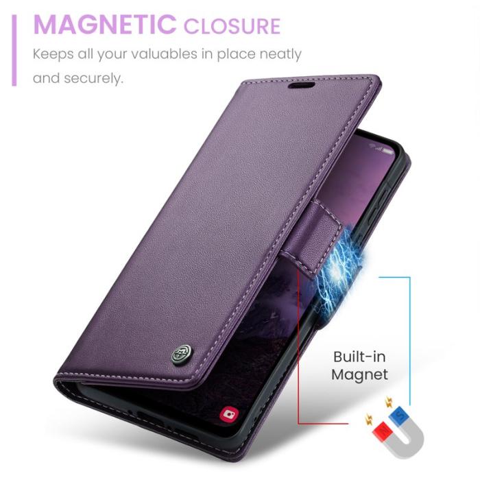Caseme - CASEME Plånboksfodral Konstläder för Samsung Galaxy A56 5G - Lila