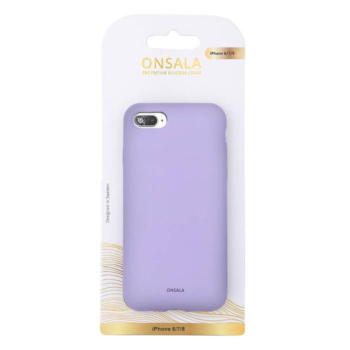 Onsala - ONSALA iPhone 6/7/8/SE (2020/2022) Mobilskal Silicone - Lila
