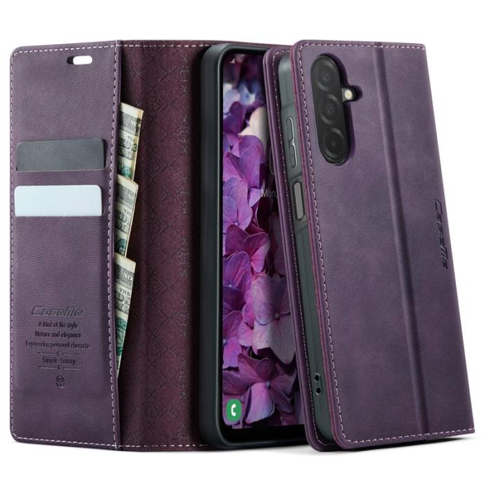 Caseme - CASEME 033 Mobilskal till Samsung Galaxy A17 5G/4G Lila RFID Blocking