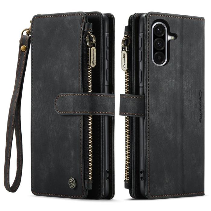 Caseme - CASEME Konstläder Plånboksfodral för Samsung Galaxy A17 5G/4G - Svart
