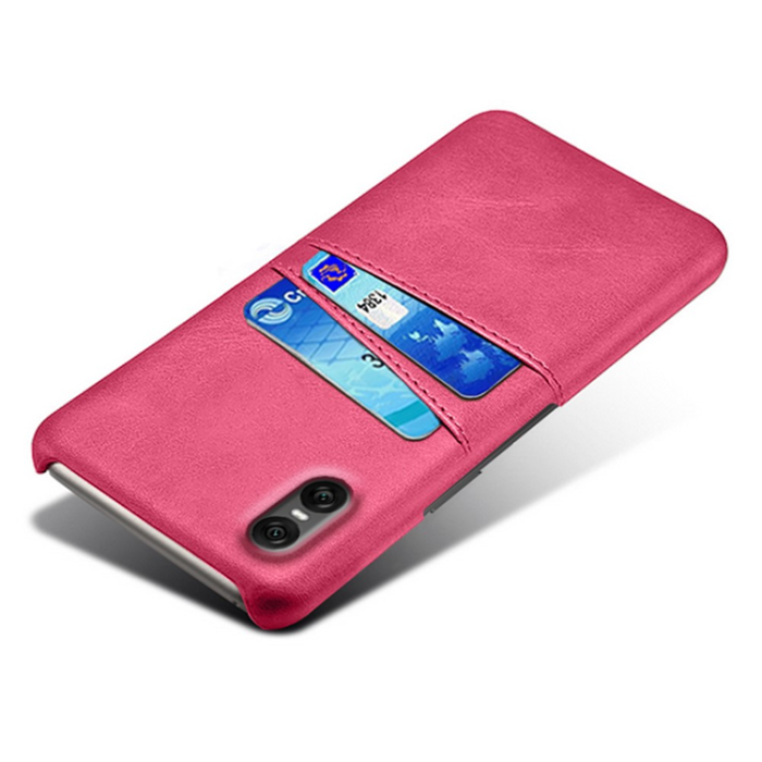 A-One Brand - Sony Xperia 10 VII Mobilskal med Dual Kortfack - Rosa