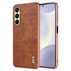 AZNS - AZNS Samsung Galaxy A56 5G Fodral - Electroplating KonstL&auml;der - Brun