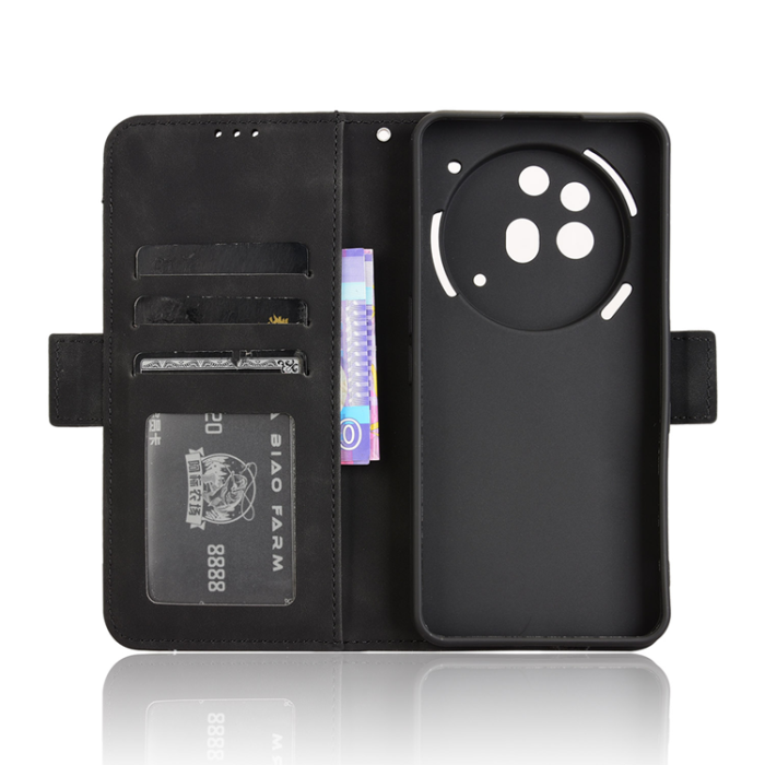 A-One Brand - Nothing Phone (3a) Pro Plånboksfodral Läder - Svart