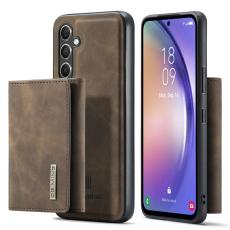 DG.MING - DG.MING Samsung Galaxy A54 5G Konstl&auml;der Pl&aring;nboksfodral Brun