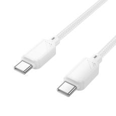 Hoco - HOCO USB-C till USB-C Kabel 3A 60W X113 1 m - Vit