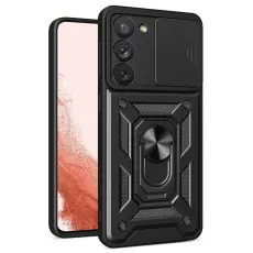 OEM - Galaxy S23 Skal Hybrid Armor Camshield - Svart