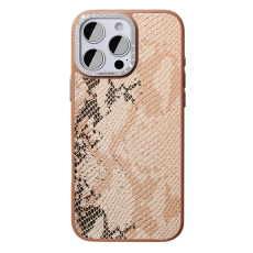 JAUCASE - JAUCASE iPhone 16 Pro Max Mobilskal Magafe Snake - Brun