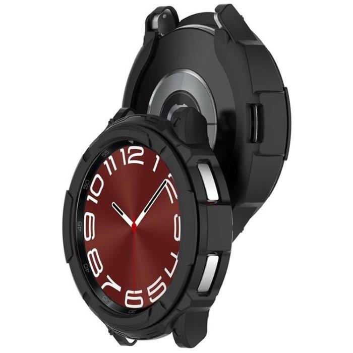 OEM - Galaxy Watch 6 Classic (43mm) Skal TPU med Bezel Ring - Svart