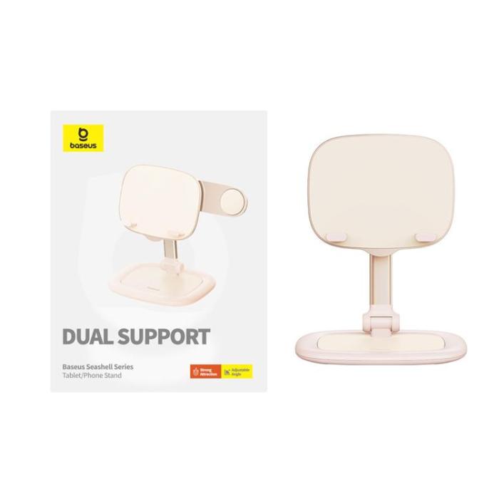 BASEUS - BASEUS Adjustable Tablettställ Seashell - Rosa