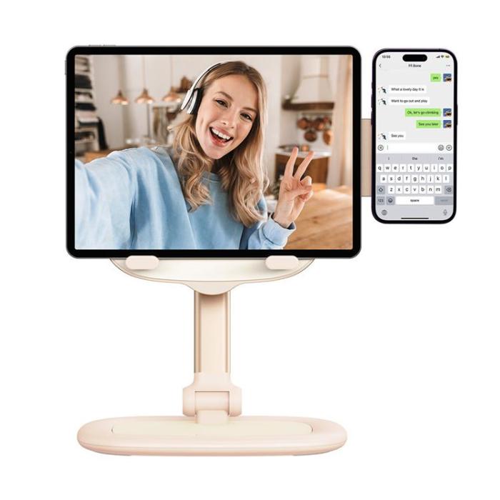 BASEUS - BASEUS Adjustable Tablettställ Seashell - Rosa