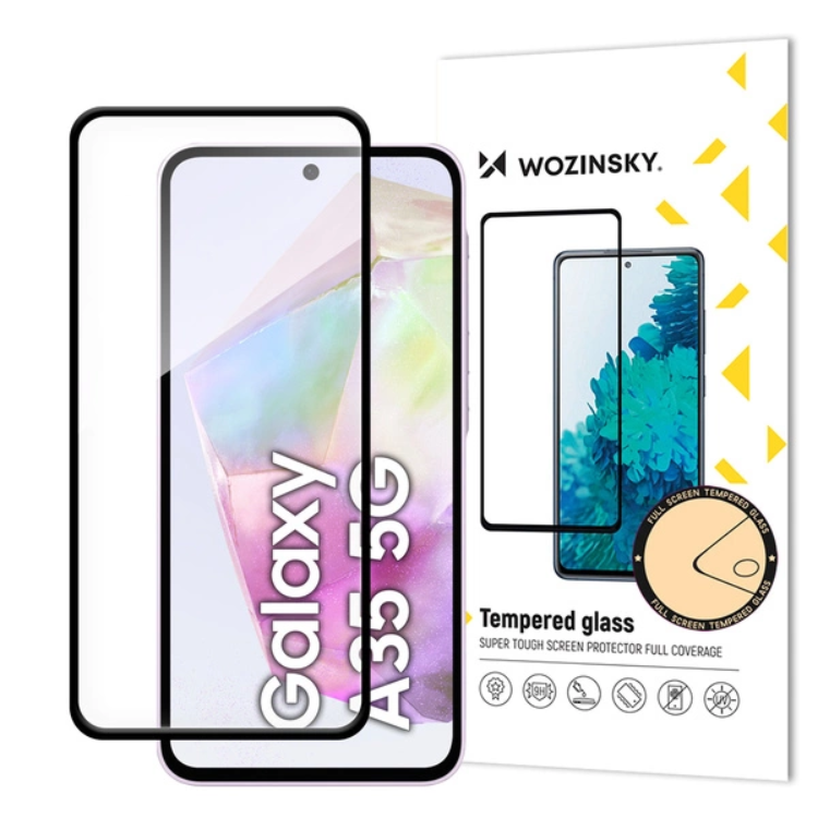 Wozinsky Galaxy A35 5G Härdat glas Skärmskydd Full Glue | 5468 | AlltMobil