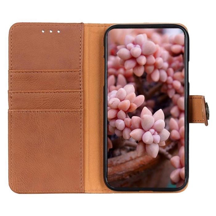 KHAZNEH - KHAZNEH Google Pixel 8 Pro Plånboksfodral Cowhide - Brun