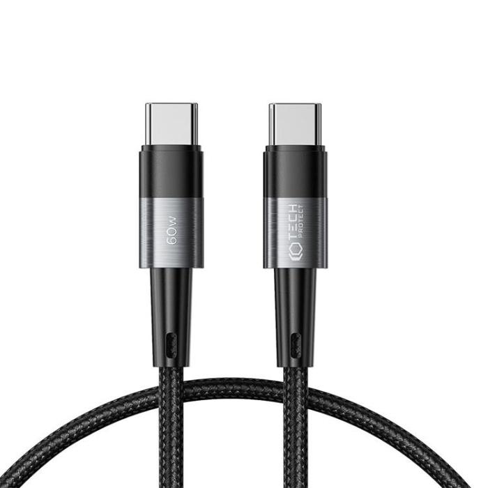 Tech-Protect - Tech-Protect USB-C till USB-C kabel Ultraboost 0.25m - Grå