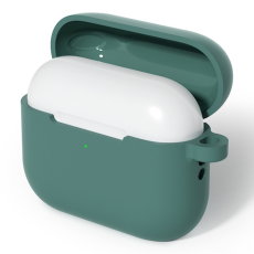 A-One Brand - AirPods Pro 3 Skal Med Carabiner Silikon - Grön