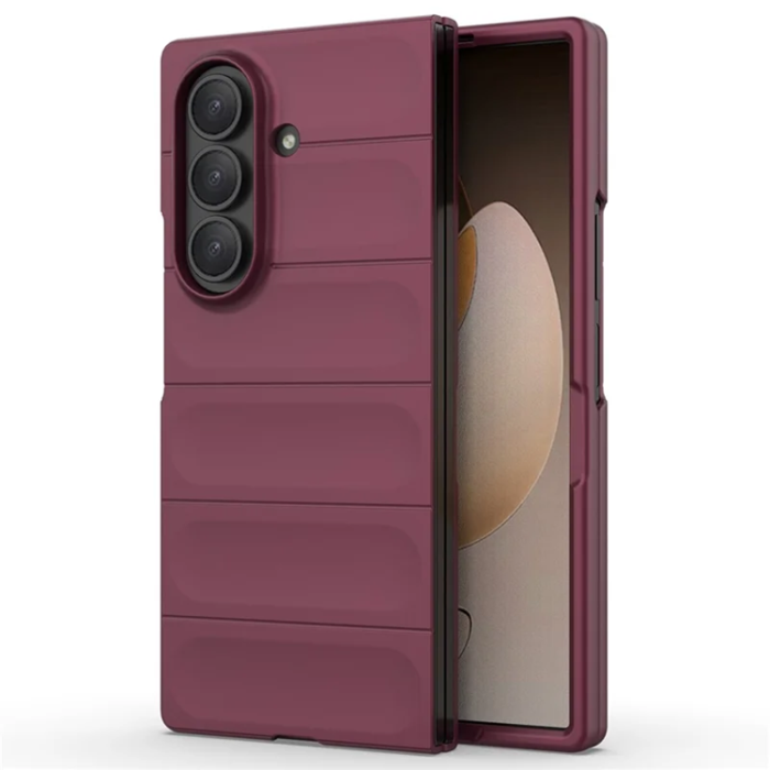 A-One Brand - Galaxy Z Fold 7 5G Mobilskal Anti-Drop - Vinröd