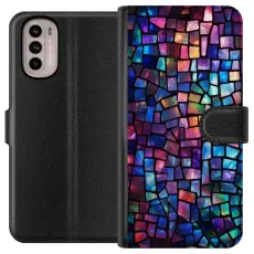 Gustaf - Pl&aring;nboksfodral till Motorola Moto G31 med Disco