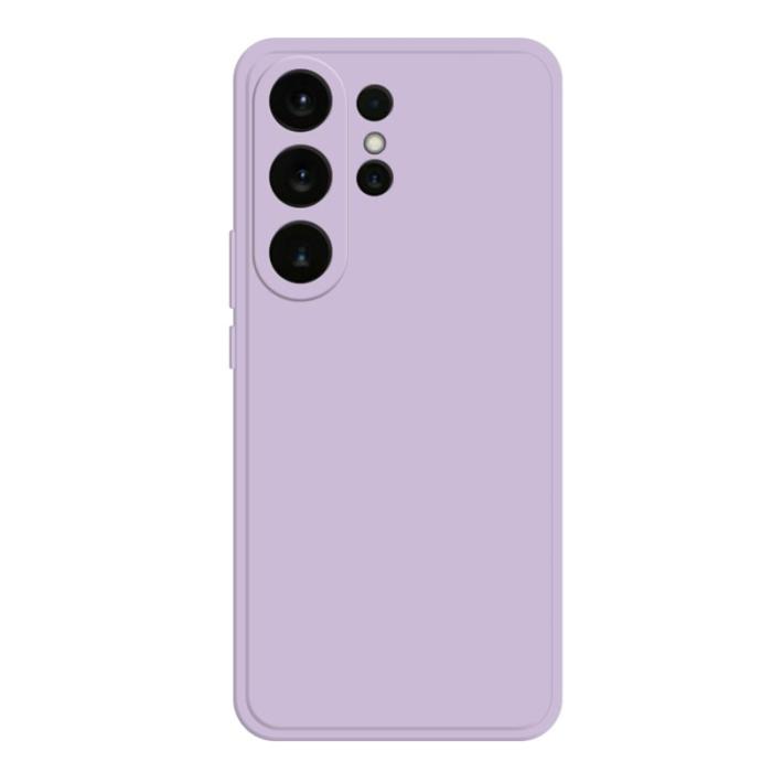 OEM - Samsung Galaxy S26 Ultra Skal TPU Rakt Kant Skydd - Lila