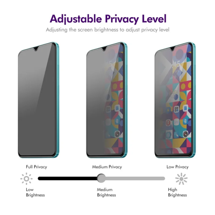 Boom of Sweden - [2-Pack] BOOM Galaxy A26 Härdat Glas Skärmskydd Privacy