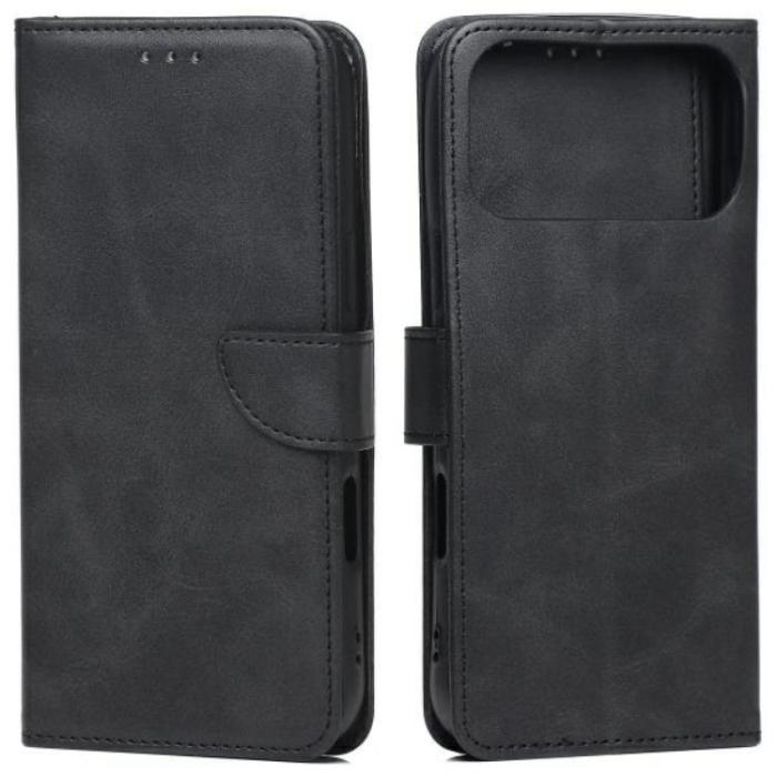 Marv - Marv iPhone 17 Pro Max Plånboksfodral Läder - Svart