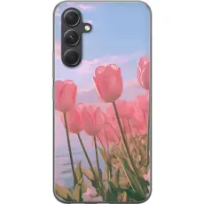 Gustaf - Mobilskal till Samsung Galaxy A55 med Rosa Tulpaner