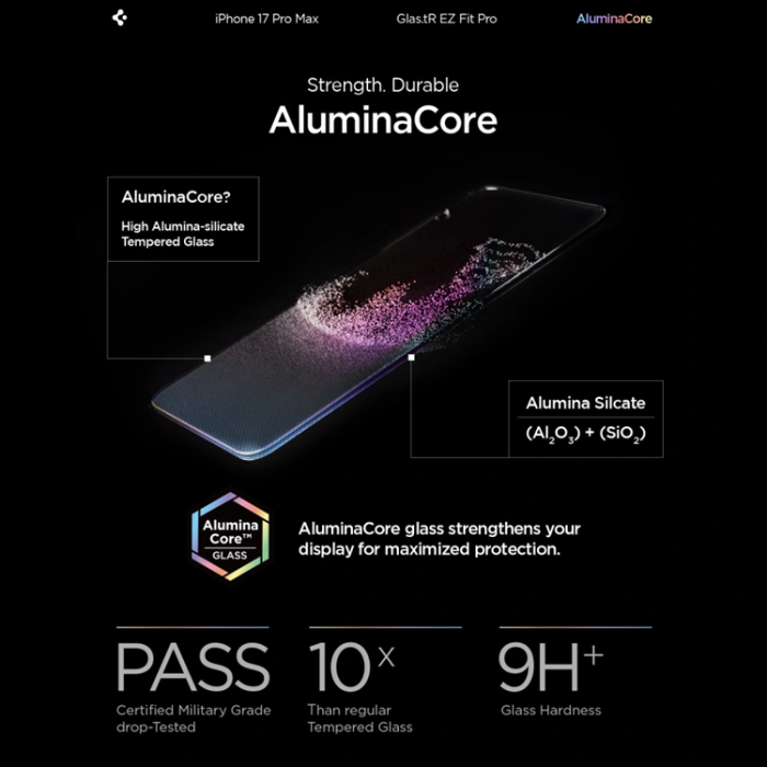 Spigen - Spigen Härdat glas Skärmskydd för iPhone 17 Pro Max EZ Fit Pro AC