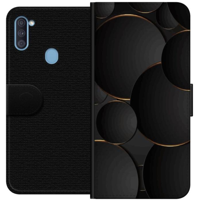 iSecrets - Plånboksfodral till Samsung Galaxy A11 med Lyxig Cirklar