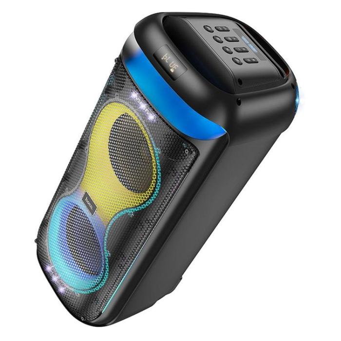 Hoco - Hoco Högtalare Bluetooth + 2 x Trådlösa Mikrofoner HA13 Max- Svart