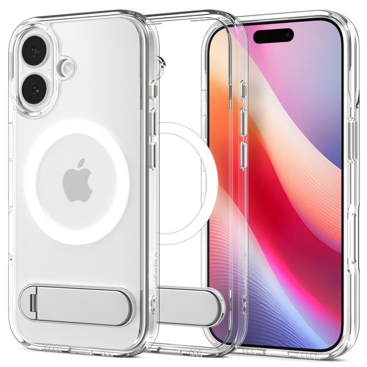 Spigen iPhone 17 Mobilskal Magsafe Ultra Hybrid S - Clear/Vit | 2353 | AlltMobil