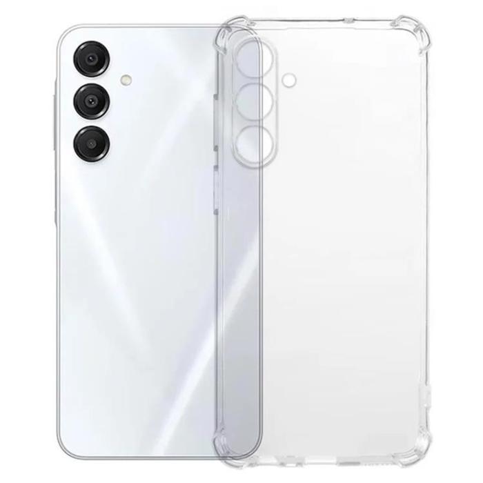 WANLONFENG - WANLONFENG Galaxy A17 Mobilskal Med 2Pcs Härdat glas - Transparent