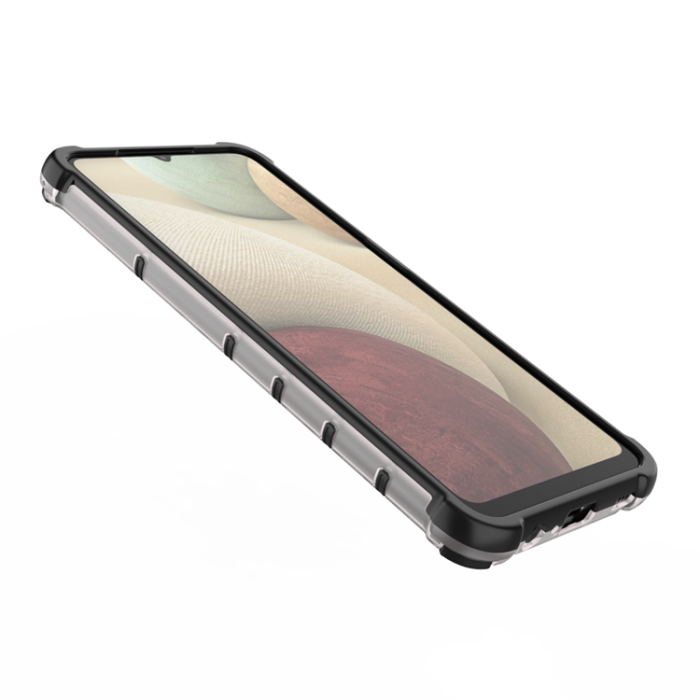 OEM - Galaxy A12/M12 Skal Honeycomb Armor - Svart