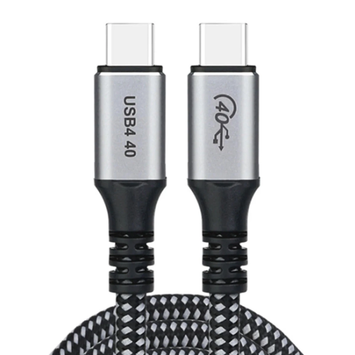 Choetech - Choetech USB-C till USB-C kabel 240W 8K 60Hz 1.2m - Svart