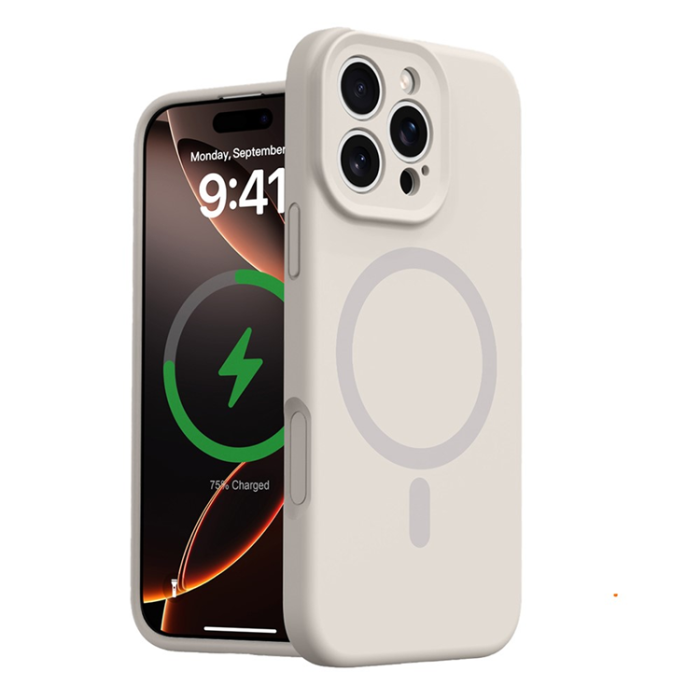 A-One Brand - iPhone 16 Pro Mobilskal MagSafe Precise Cutouts - Antikvit