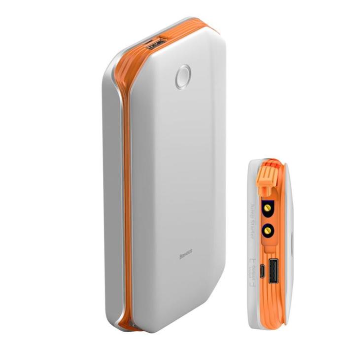 UTGATT5 - Baseus Super Power Energy Bil Jump Starter 8000mAh 800A 12V - Vit