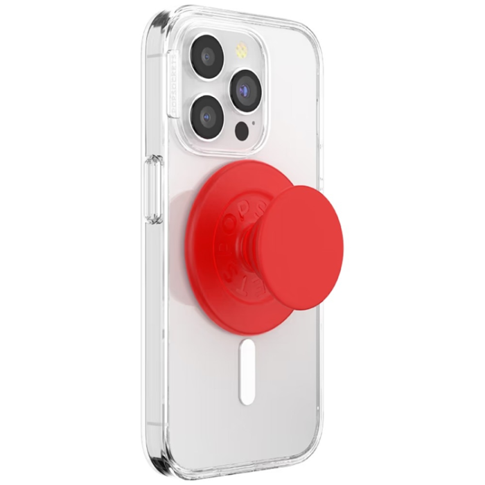 PopSockets - PopSockets MagSafe Popuphållare och Stativ Basic Rosso - Röd