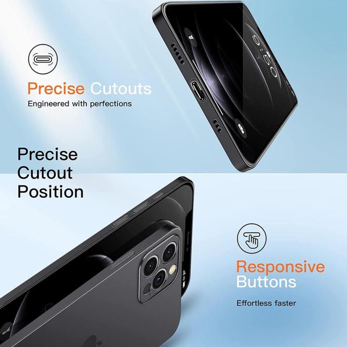 UTGATT - Boom Zero iPhone 12 Pro Skal Ultra Slim - Svart