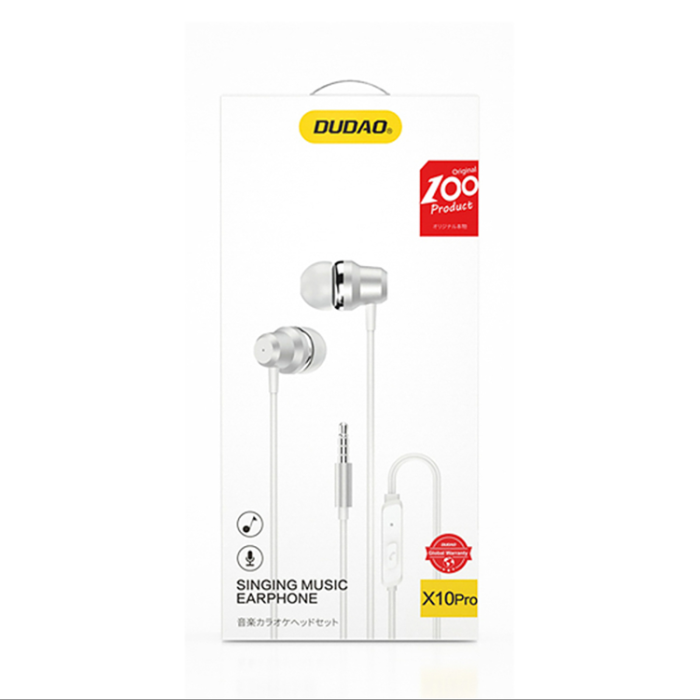 Dudao - Dudao In-Ear Hörlurar Trådbundena 3.5mm Mini Jack X10PRO
