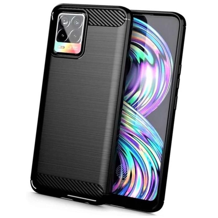 UTGATT1 - Realme Realme 8i Skal Forcell Carbon Mjukplast - Svart
