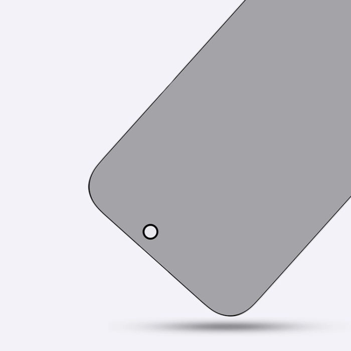 AmazingThing - AmazingThing iPhone 16 Plus Härdat Glas Skärmskydd Radix Privacy