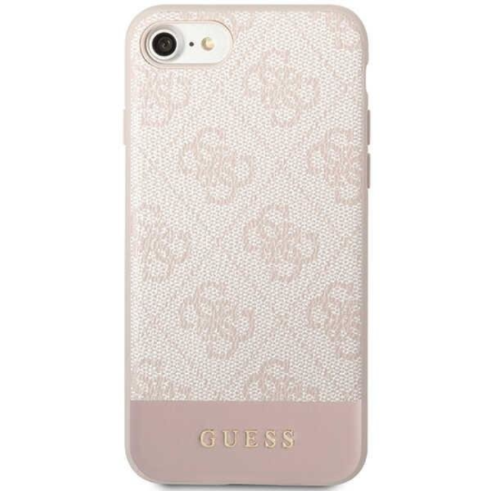 Guess - Guess iPhone 7/8/SE (2020/2022) Mobilskal Stripe - Rosa