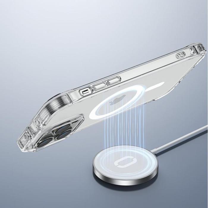 Joyroom - Joyroom iPhone 14 Plus Skal Magsafe Defender Armored - Clear