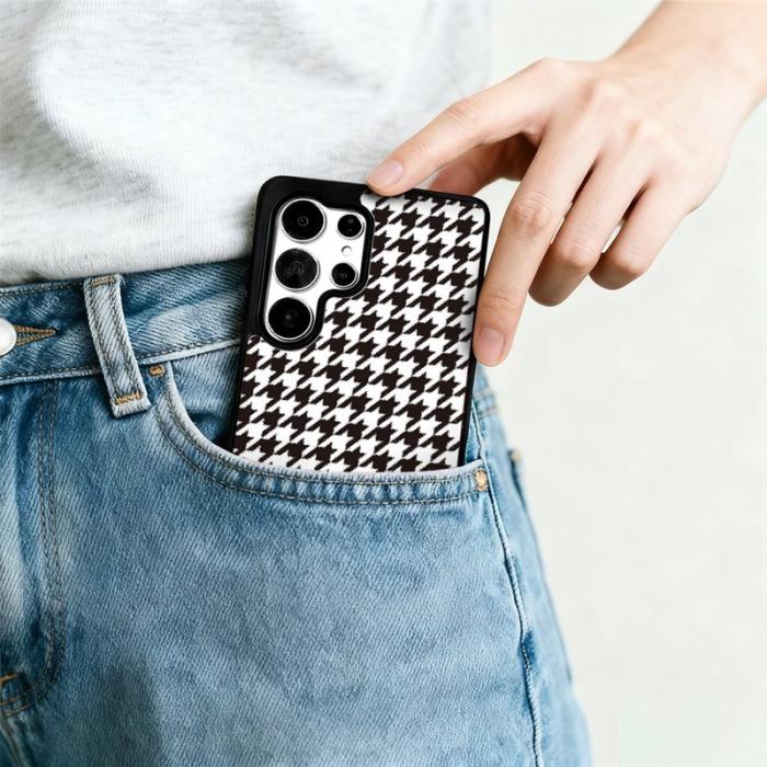 OEM - EYCASE Mobilskal till Samsung Galaxy S26 Ultra TPU + Akryl Magnetiskt Pattern 1