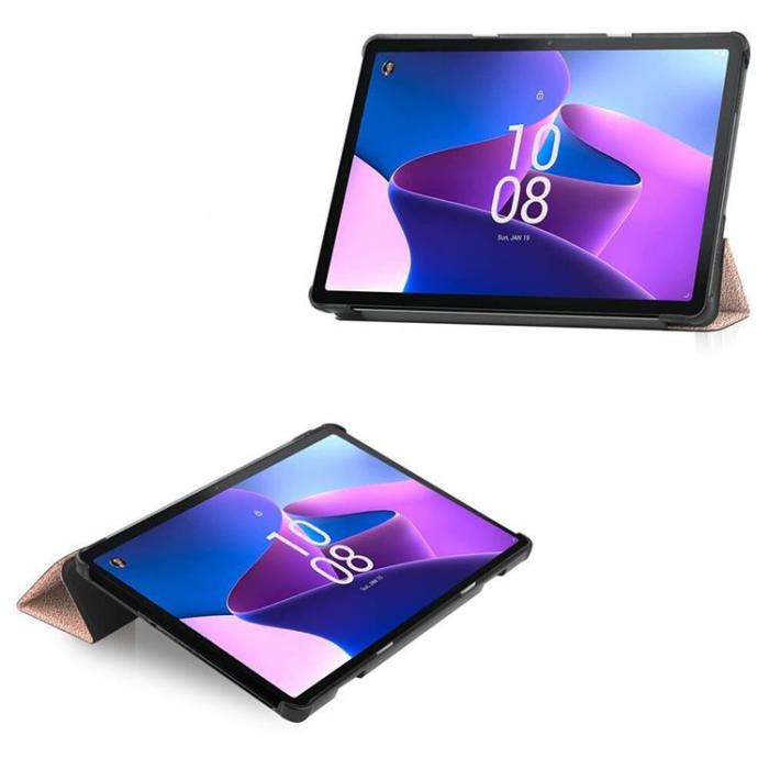 UTGATT1 - Tech-Protect Lenovo Tab M10 (Gen3) 10.1 Fodral Smart - RoseGuld